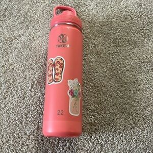 Hot pink 22 oz water bottle
